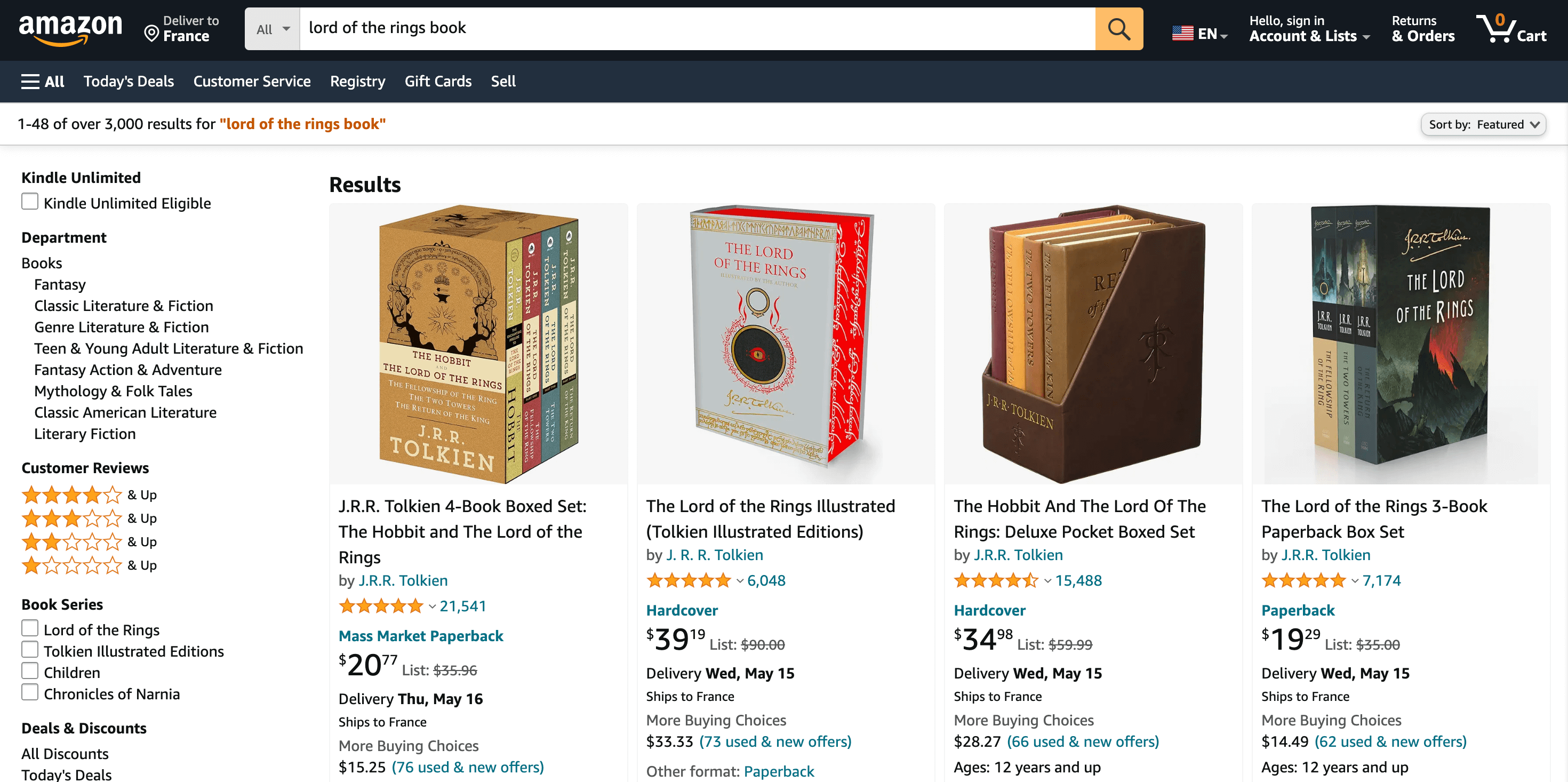 screenshot 6 of amazon website